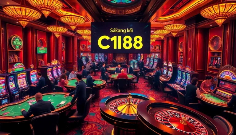 Experience the thrill of đăng ký C168 with lively casino gaming activities, from poker tables to vibrant slot machines.